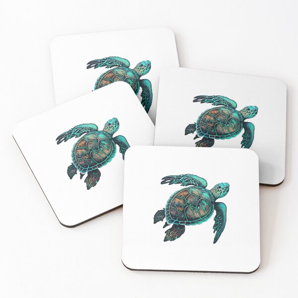 Item preview, tribal sea turtle designed and sold by printiesart.