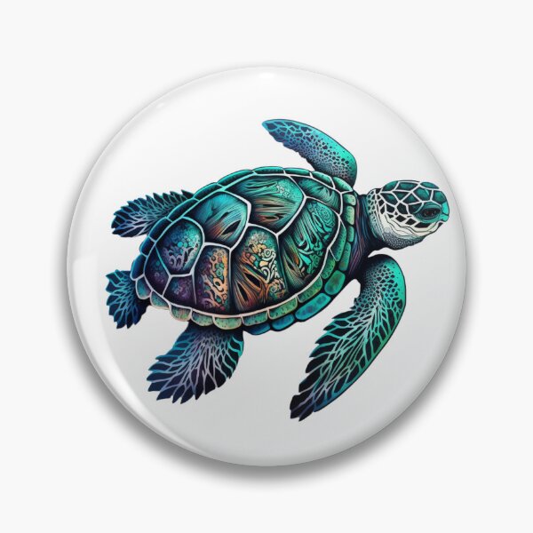 Item preview, tribal sea turtle designed and sold by printiesart.