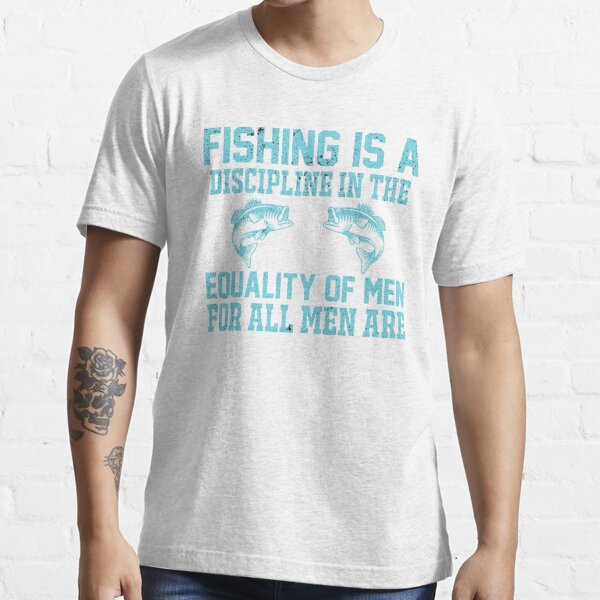 I'm a Man of Few Words Let's Fish Essential T-Shirt for Sale by