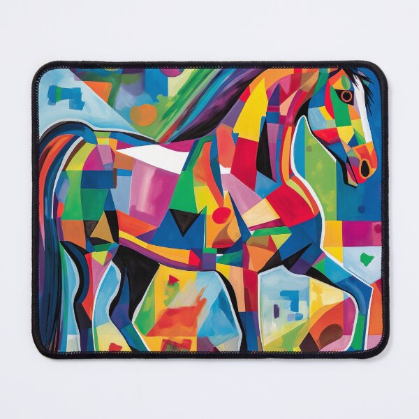 Artikelvorschau, Artistic Multicolored Horse - Energy and Elegance entworfen und verkauft von Neuronexia.