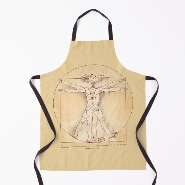 Item preview, Evita Gli Schemi (Avoid Schemes) - Vitruvian Man by Leonardo Da Vinci designed and sold by Piezaroth.