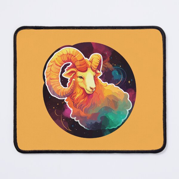 Item preview, Chromatic Fire: Embracing Aries' Mystical Vibrancy designed and sold by TrendyArtInk.