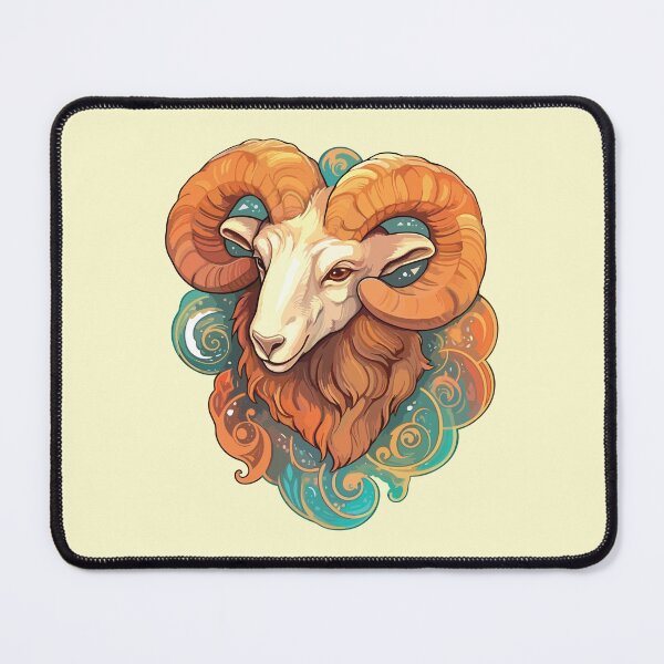 Item preview, Enigmatic Chroma: Exploring the Esoteric Aries Zodiac designed and sold by TrendyArtInk.