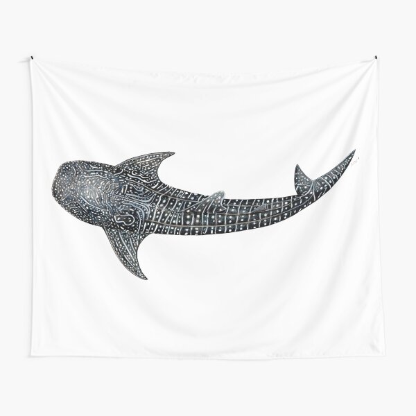 Tiburón ballena Tela decorativa