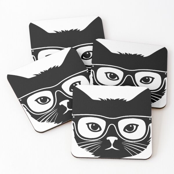 Item preview, Clever Cat Wearing Glasses designed and sold by Relephants.