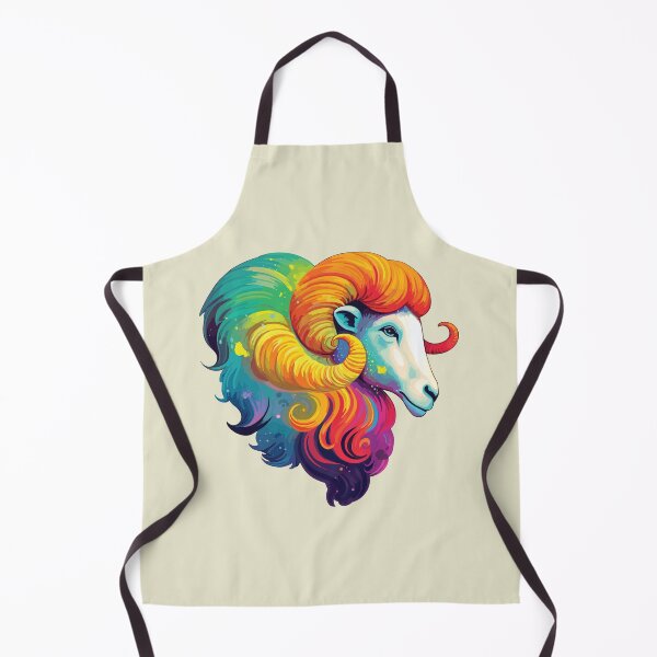 Artikelvorschau, Rainbow Ram: Eine Reise in den bunten Geist des Widders entworfen und verkauft von TrendyArtInk.