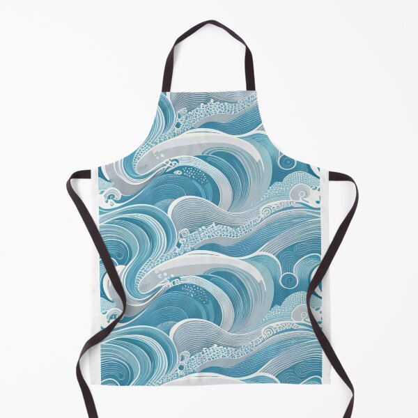 Item preview, Unleashed Fury: The Surging Ocean Wave Pattern designed and sold by hypnohymn.