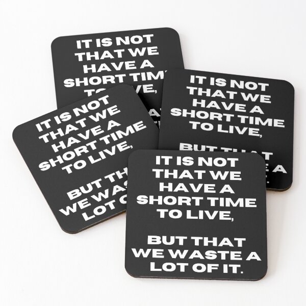 Item preview, Stoic, Seneca Short time to live designed and sold by Pixel-Muse.