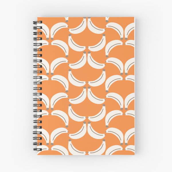 Item preview, Zingy orange tropical bananas designed and sold by FrancesPoff.