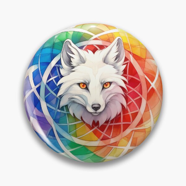 Aperçu de l'œuvre Renard arc-en-ciel, fierté créée et vendue par Tabble-Dabble.