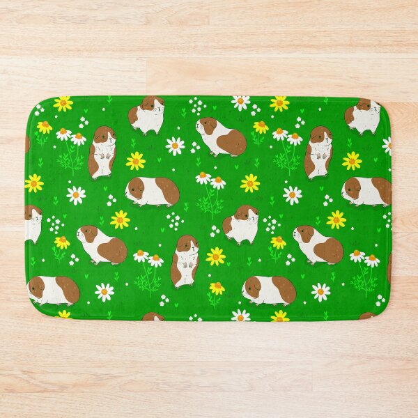 Item preview, cute Guinea pigs daisy floral designed and sold by Gossip Rag.