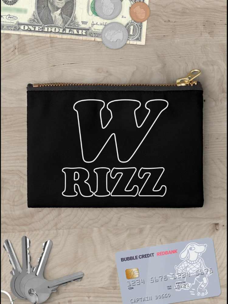 Thumbnail 3 of 4, Zipper Pouch, W Rizz  designed and sold by WilliamsGFX.
