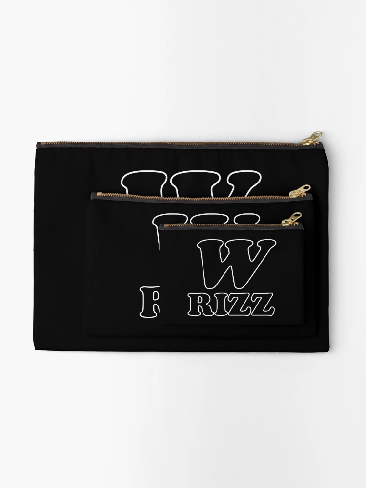 Thumbnail 2 of 4, Zipper Pouch, W Rizz  designed and sold by WilliamsGFX.