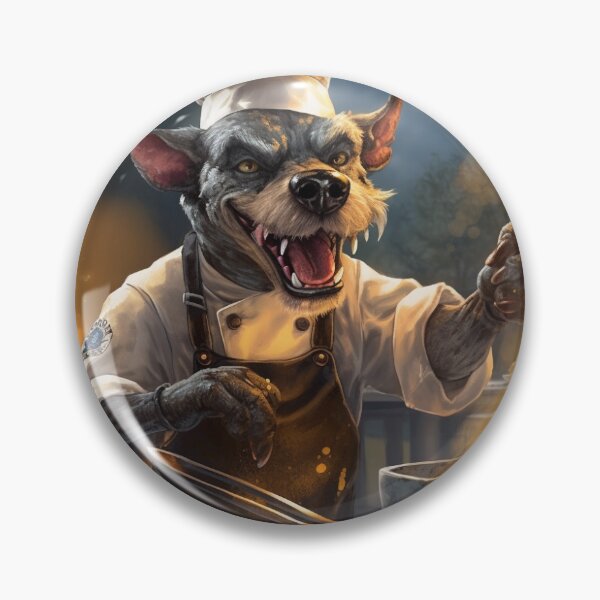 Item preview, Barkus the dog on the pans designed and sold by GoldenDragonco.