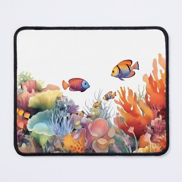 Item preview, Watercolor coral reef designed and sold by SweetWhiskers.