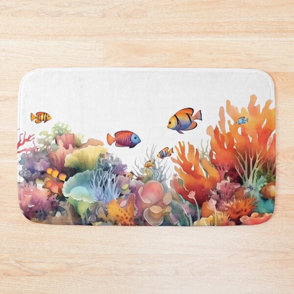 Item preview, Watercolor coral reef designed and sold by SweetWhiskers.