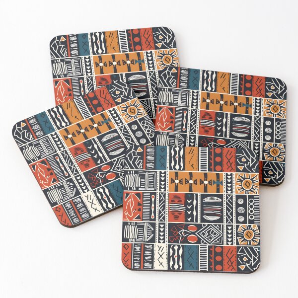 Item preview, Boho African style textile Mudcloth Designs a True Symbol of Africa Pride designed and sold by Justteesme.