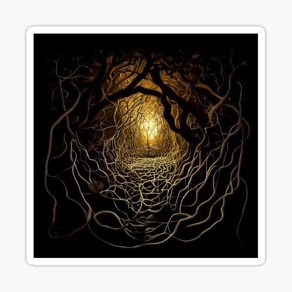 Towards the Light of Aurora’s Castle Sticker