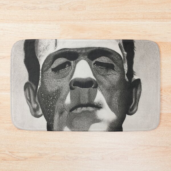 Item preview, Classic Monster Frankenstein Charcoal Drawing designed and sold by charliesprints.