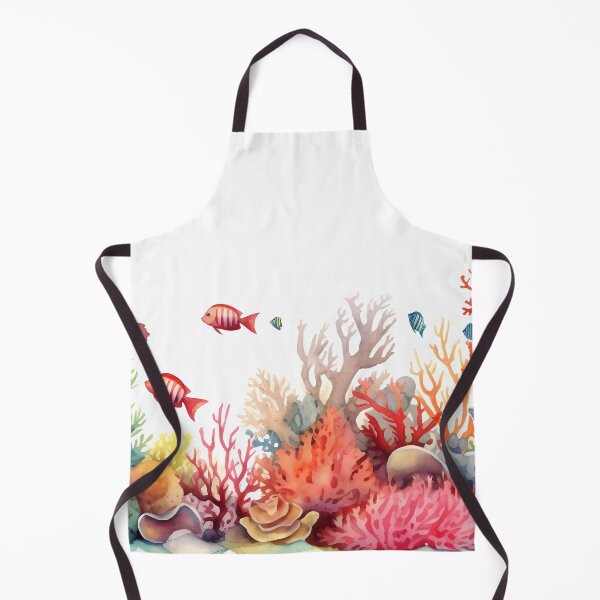 Item preview, Watercolor coral Ocean designed and sold by SweetWhiskers.