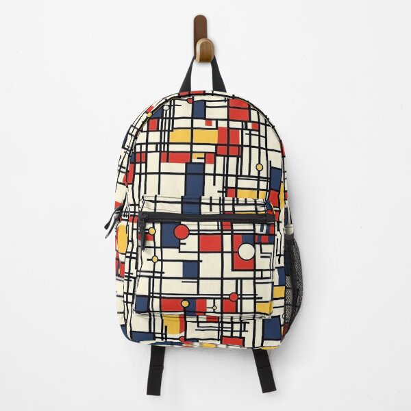 Item preview, Geometric Mondrian-esque tile designed and sold by MiracleSociety.