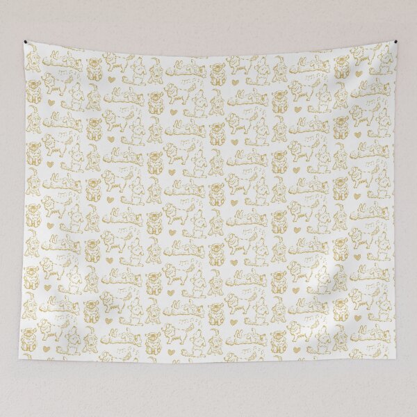 Item preview, Goofy Floofy Goldens in Gold designed and sold by Christine Philbrick.