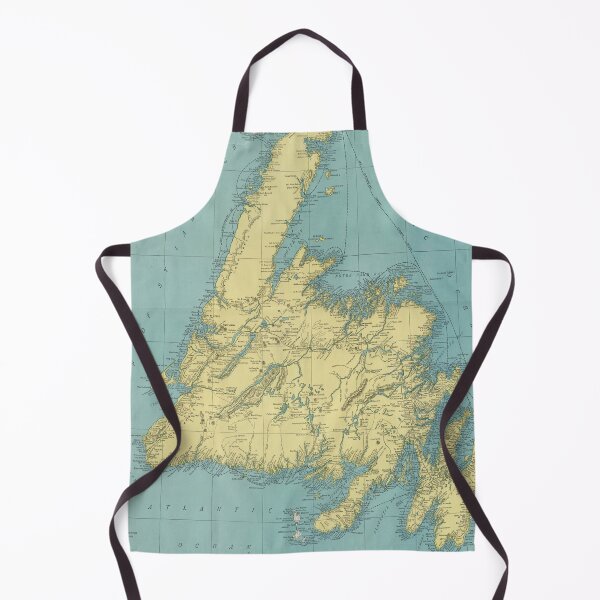 Item preview, Vintage Newfoundland Island Map (1924) Old Canadian Province Atlas designed and sold by BravuraMedia.