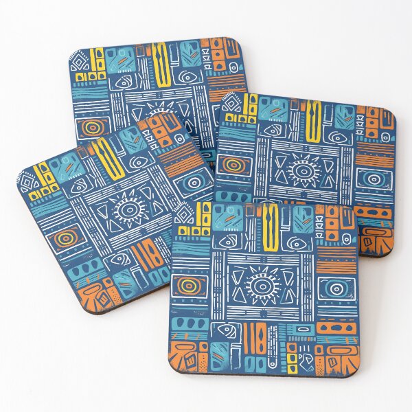 Item preview, True Boho textile Mudcloth Style Design a  Symbol of African Pride designed and sold by Justteesme.