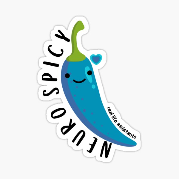 NeuroSpicy Blue Sticker