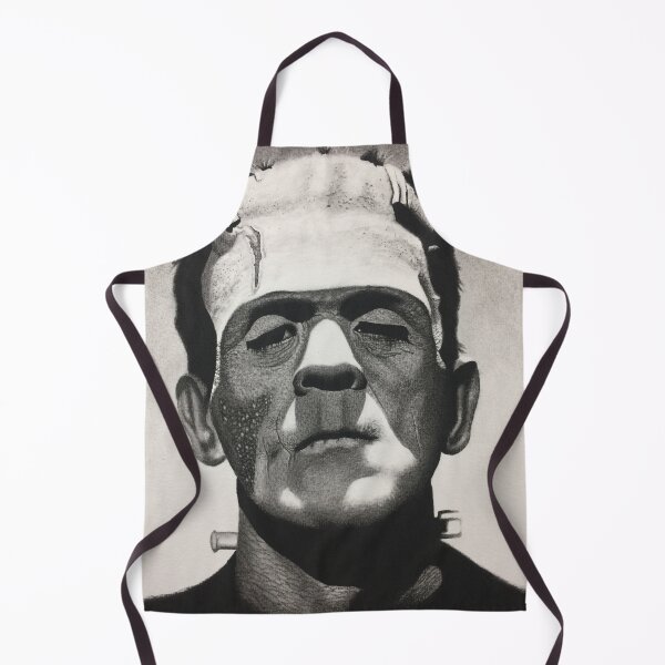 Item preview, Classic Monster Frankenstein Charcoal Drawing designed and sold by charliesprints.