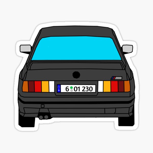 BMW Decal EURO Aus Freude am Fahren Vintage Sticker aufkleber 