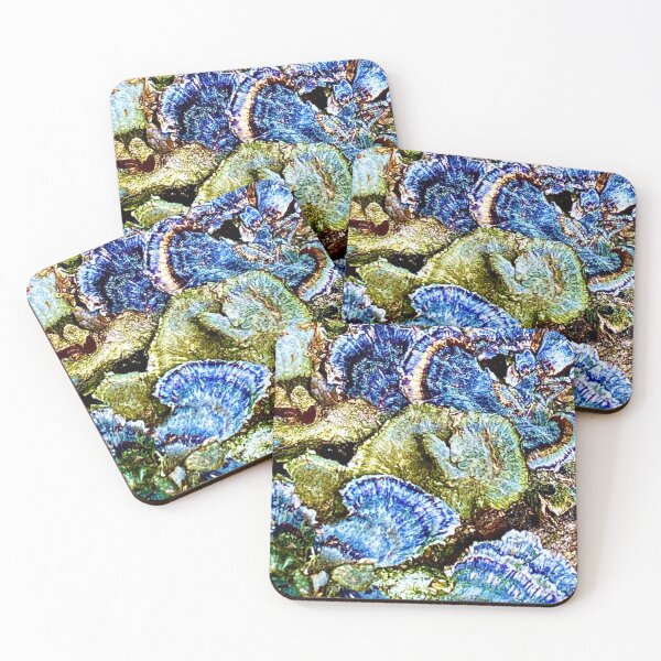 Item preview, Cool blue fungi designed and sold by Susan Gallup.