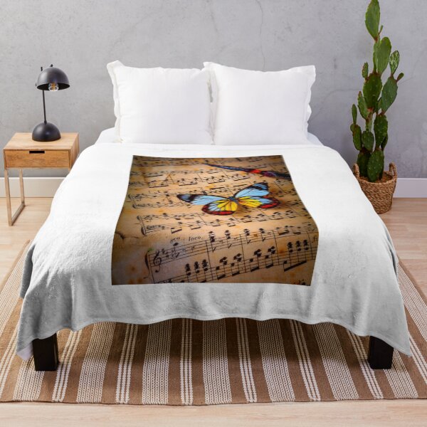 Item preview, Colorful Butterfly On Sheet Music designed and sold by Garry Gay.