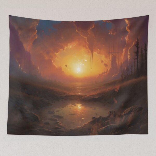 Item preview, Radiant Serenade: A Luminous Symphony at Twilight designed and sold by oanaunciuleanu.