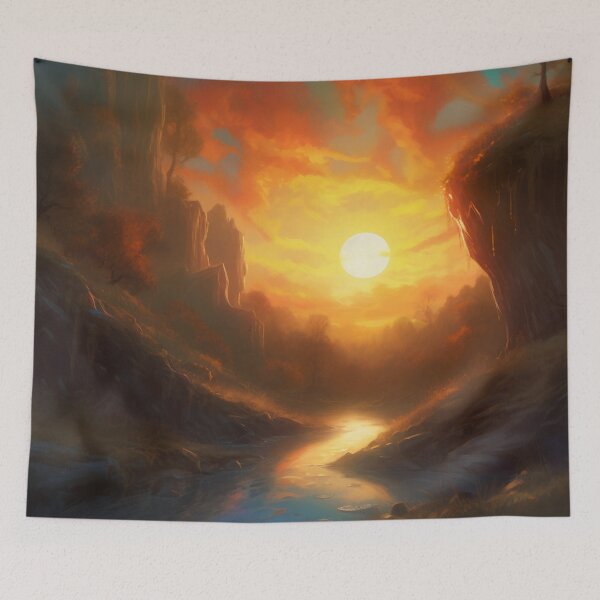 Item preview, Radiant Serenade: A Luminous Symphony at Twilight designed and sold by oanaunciuleanu.