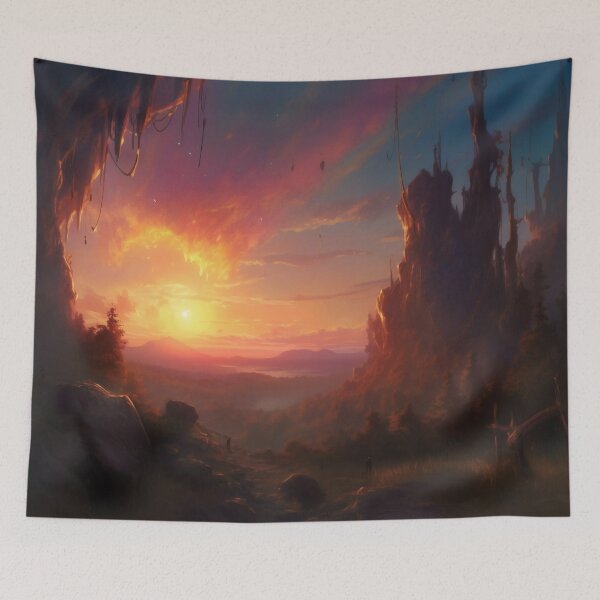 Item preview, Radiant Serenade: A Luminous Symphony at Twilight designed and sold by oanaunciuleanu.