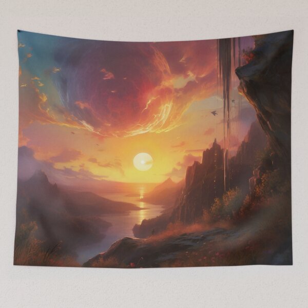 Item preview, Radiant Serenade: A Luminous Symphony at Twilight designed and sold by oanaunciuleanu.