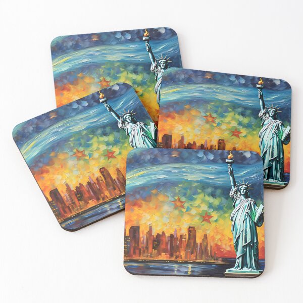 Item preview, A Starry Night in NYC designed and sold by SweetWhiskers.
