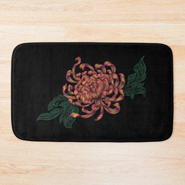Item preview, Tiger tail chrysanthemum flower with leaves designed and sold by hockeng.