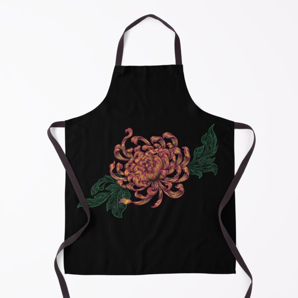 Item preview, Tiger tail chrysanthemum flower with leaves designed and sold by hockeng.