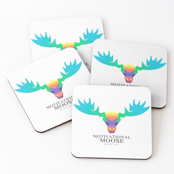Item preview, The Motivational Moose logo #2 designed and sold by Breautiful.