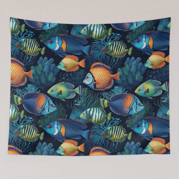 Item preview, Seamless Tropical Fish Pattern designed and sold by Offsite.