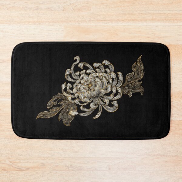 Item preview, White Gold Flower with gold leaves designed and sold by hockeng.