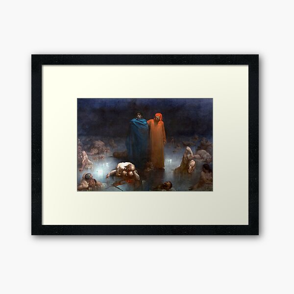 Item preview, Dante and Virgil in the Ninth Circle of Hell - Gustave Dore designed and sold by forgottenbeauty.