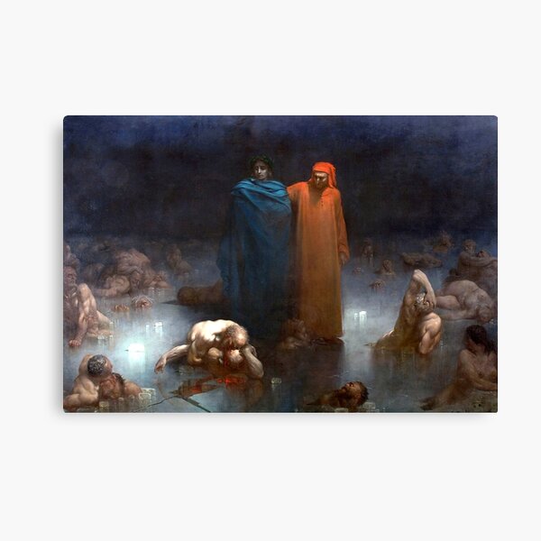 Item preview, Dante and Virgil in the Ninth Circle of Hell - Gustave Dore designed and sold by forgottenbeauty.