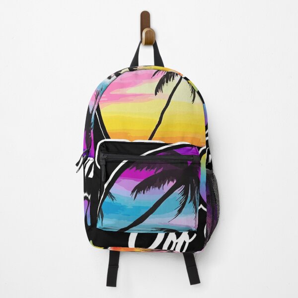 Artikelvorschau, Lehrer Off Duty Summer Palm Tree Beach Sunset Groovy T-Shirt entworfen und verkauft von KGN  CREATIVITY.