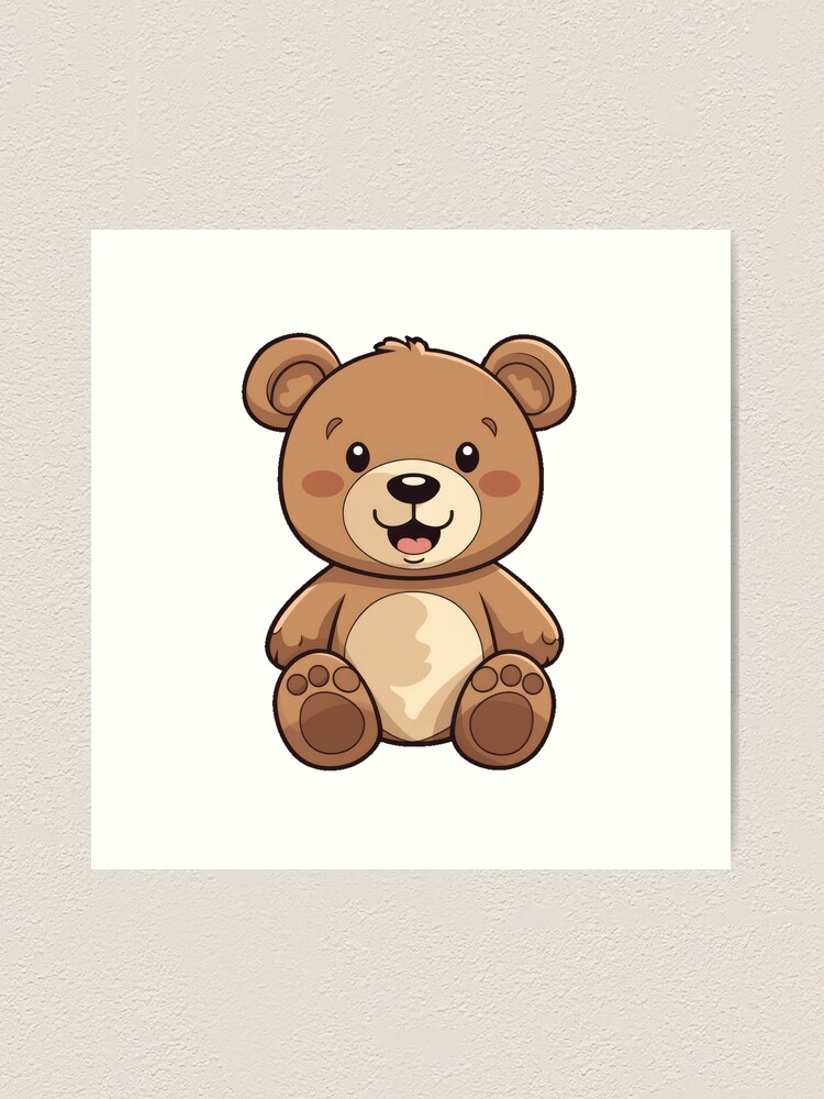 Teddy Bear Art Print for Sale by LandofDreamsco