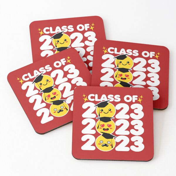 Item preview, Class of 2023 Emotional Faces Cute Kawaii Graduate designed and sold by DetourShirts.