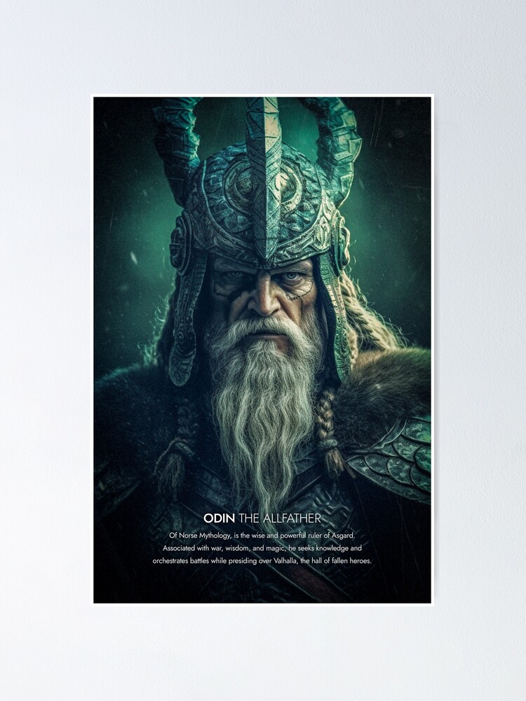 mythological Odin all father god of thunder and