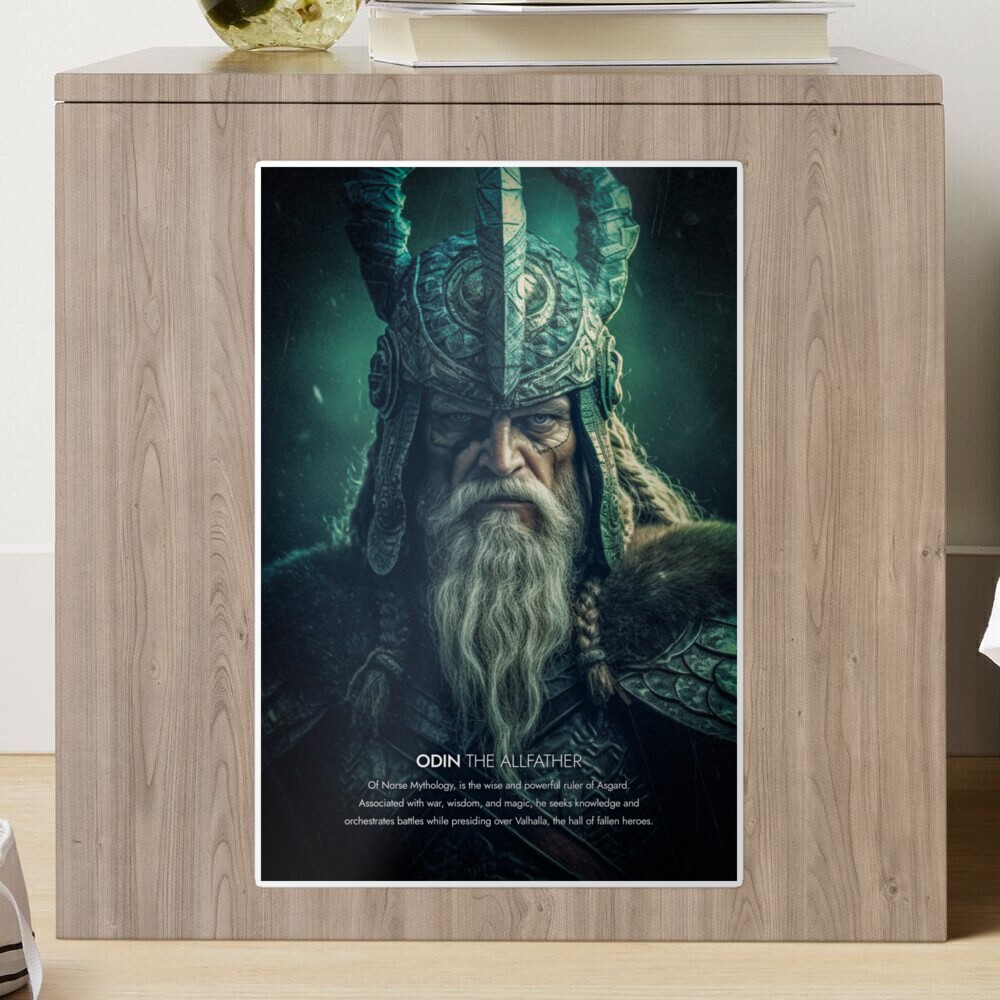 Scandinavian God - Odin Poster for Sale by MyFavorTee